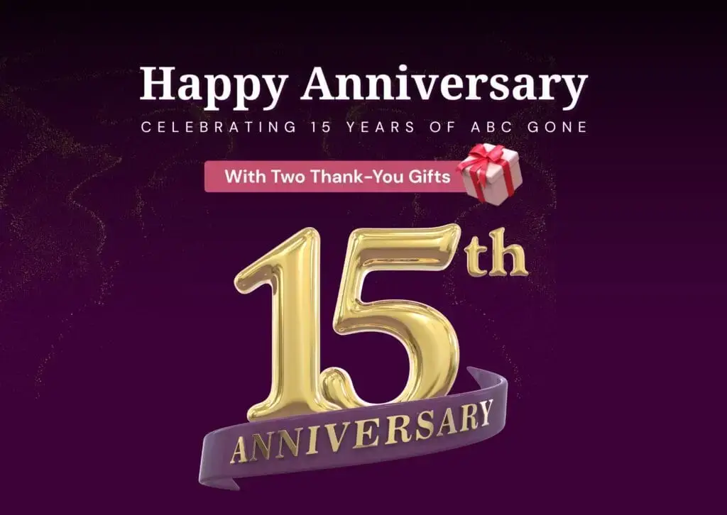 Celebrating 15 Years of ABC Gone